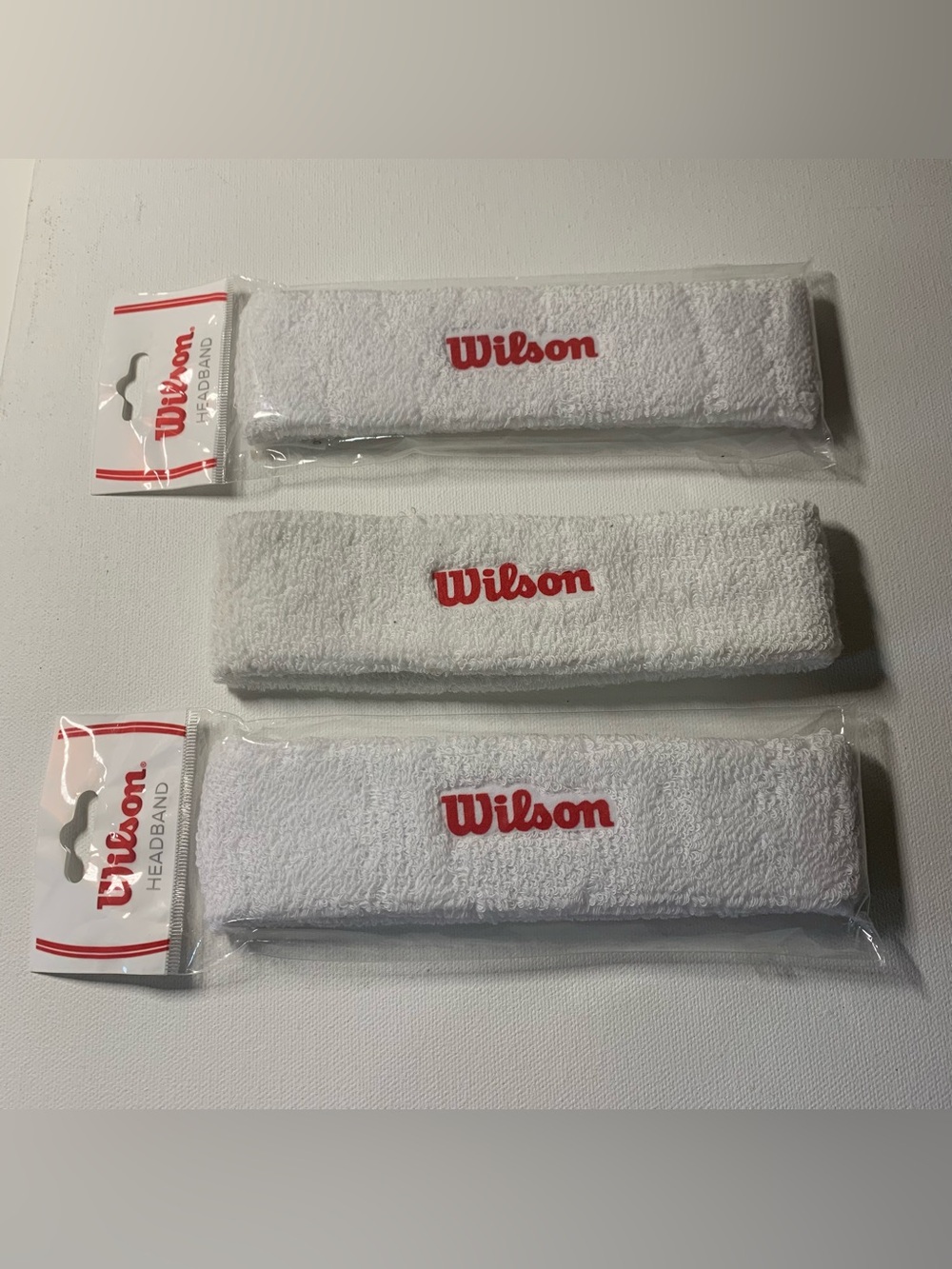 Pack of 3 Wilson sweat head bans